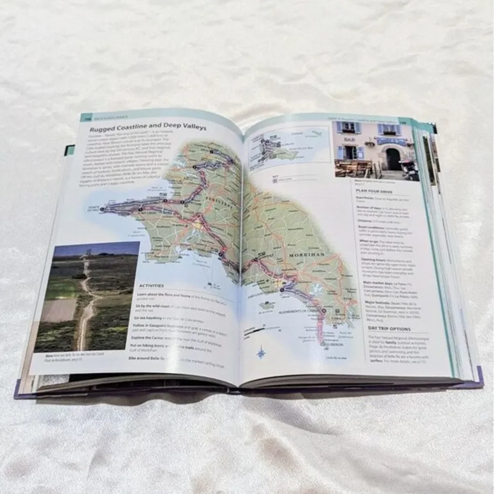DK Eyewitness Travel Back Roads Europe France Scenic Routes Pull Out Map‎ Book